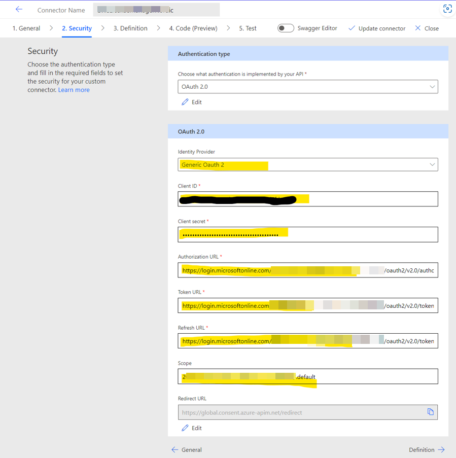 OAuth 2.0 Setup License Manager PowerApp
